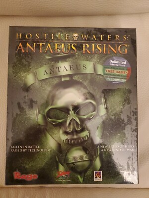 Hostile Waters: Antaeus Rising (PC, 2001) Brand New Sealed in Retail Box.