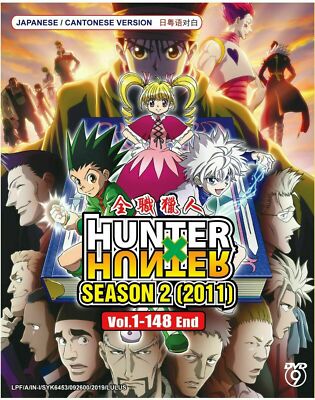 DVD Hunter X Hunter Season 1 & 2 + OVA + Last Misson Movie +