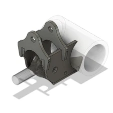 OFFROAD ANONYMOUS Lower Link Bracket with Shock Mount - Mounting Width: 2.625"