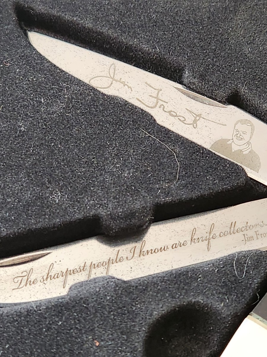 FROST JIM FROST AUTOGRAPHED TRAPPER KNIFE 1969 | eBay