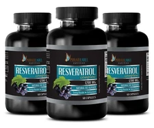 resveratrol with grape seed - PURE RESVERATROL 1200MG 3B -antioxidant boost