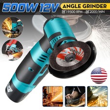 500W Mini Angle Grinder Polishing Machine Brushless Cordless Cutter Batteries US