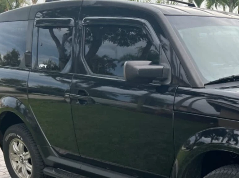 Protectores de lluvia contra humo con cinta AVS 3M viseras de ventilación sombra para Honda Element 2003-2011 Foto 4 de 4