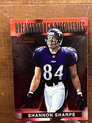 2000 Bowman Breakthrough Discoveries #BD6 Shannon Sharpe