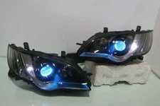 JDM Subaru Legacy BPE BP5 BL5 HID BLUE EYES Headlights Head Lamps Lights 06-08