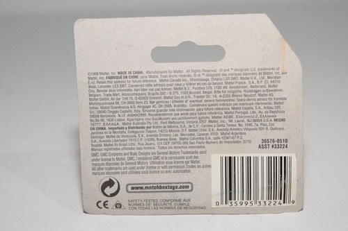 A94 1:64 3 INCH MATCHBOX LESNEY 14 GMC WRECKER TRUCK BREAKDOWN RED SHORT CARD - Picture 9 of 9