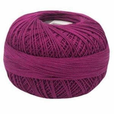 Lizbeth Egyptian Cotton Crochet Thread Size 10 Color 644 Dark Boysenberry