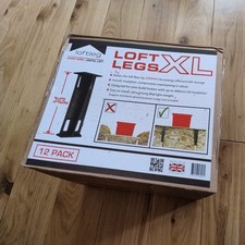 12 Pack Loftlegs Loft Insulation Spacer Raised Storage Boarding 300mm High (New)