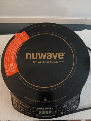 NuWave PIC Gold Portable Precision Induction Cooktop 1500W 30211 Tested Works