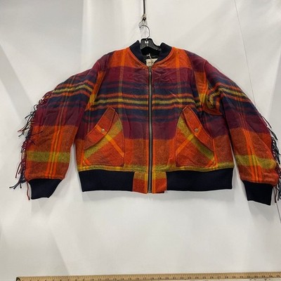 NICHOLAS DALEY Blanket Bomber Jacket Men's Size M ND Madras