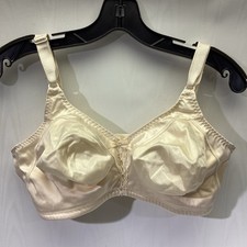 Bali Ivory 40D Lace Knit Cup Wireless Comfort Style 3820 Retail 38 4 Hook