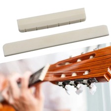 6 Corde Osso Ponte Chitarra Classica Sella E Dado Ricambi 3,1''/2''