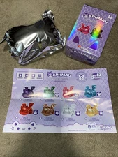 Aphmau 6” MeeMeow Gemstone Dragons Silver Cat - Metallic Plushie 2025 Uncommon!