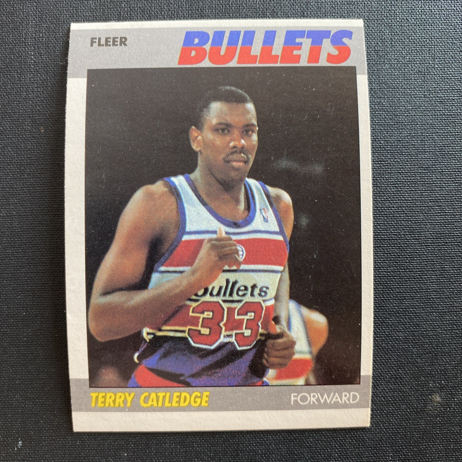 1987 Fleer Terry Catledge #18  Rookie Washington Bullets