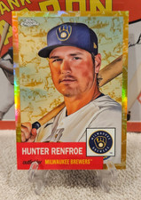 2022 Topps Chrome Platinum Anniversary Hunter Renfroe Toile Gold /50
