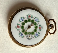 Elgin 16s 15j PS Sidewinder Fancy Dial 1914 Serviced