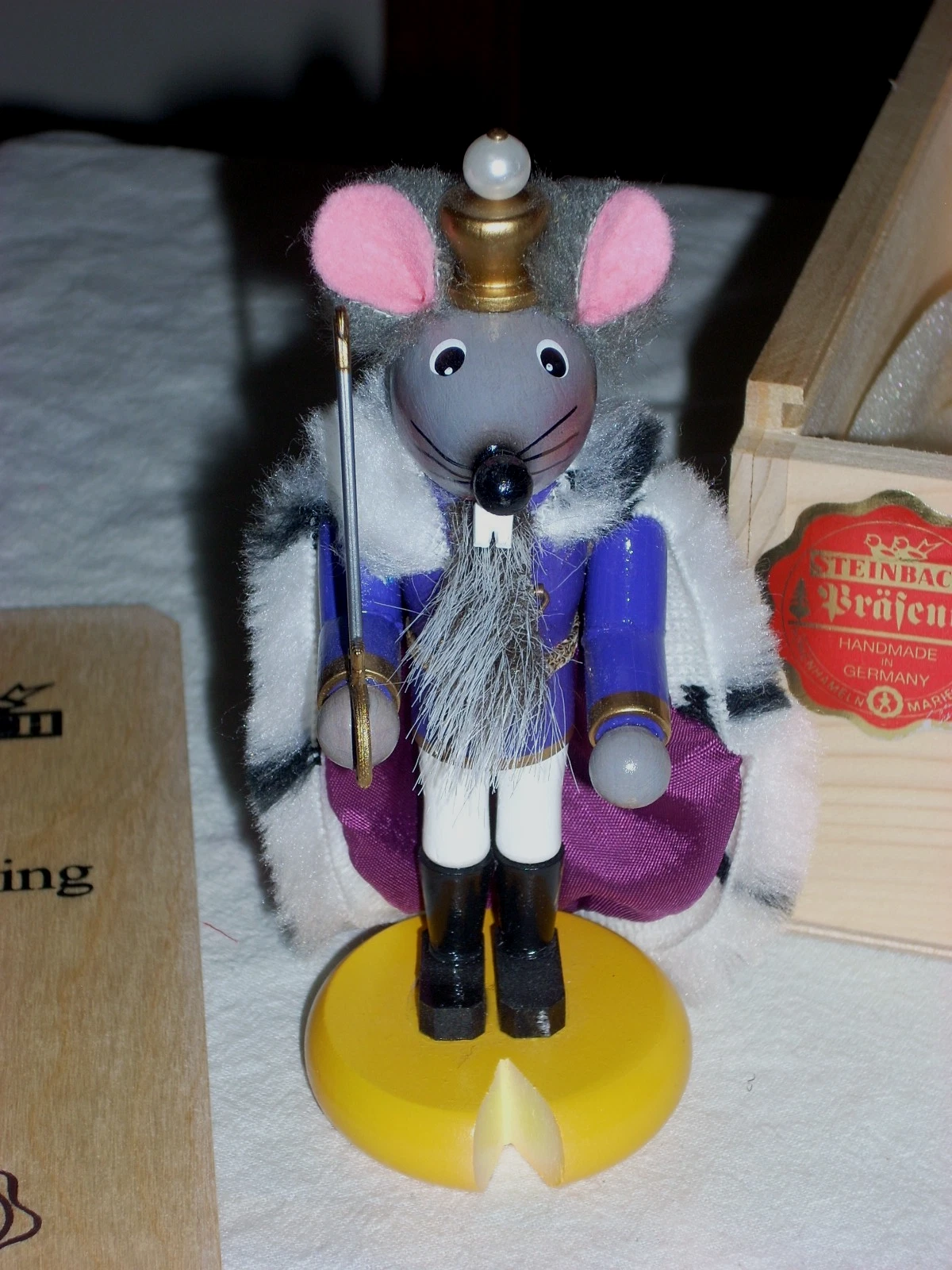 Steinbach Limited Edition Tchaikovsky Mouse King Mini Nutcracker 5” In Box