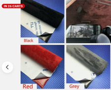 Self Adhesive Suede Fabric Car Interior Wrap Stretch Headliner Upholstery Diy Self Adhesive Suede Fabric Car Interior Wrap Stretch Headliner Upholstery Diy