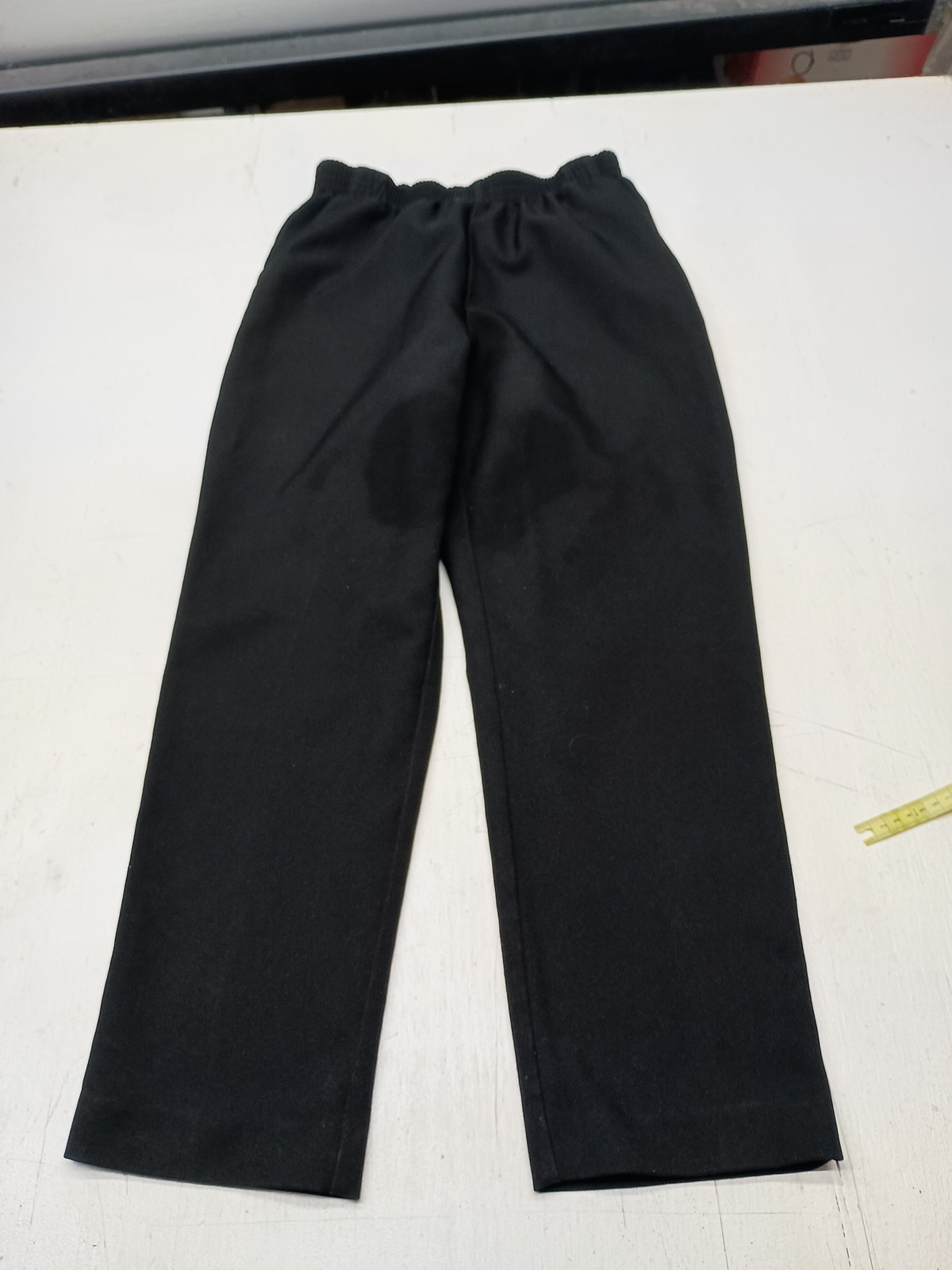 DONNKENNY Classics Solid Black PULL ON Pants ELAS… - image 1