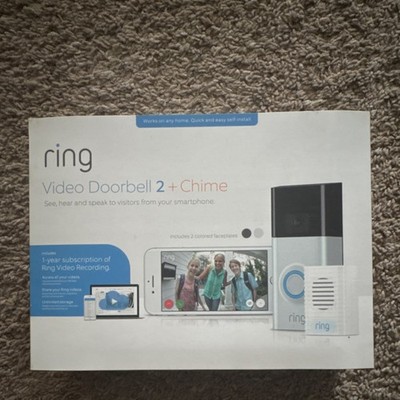 Ring Video Doorbell 2 with Chime, Wi-Fi, 1080 HD, Motion Detection, Two-Way Talk