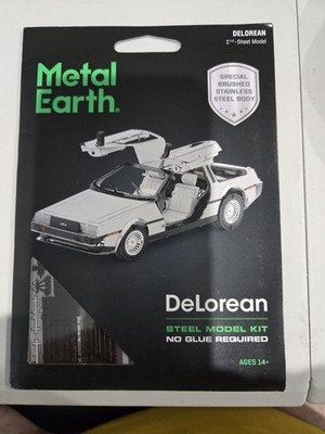 Fascinations Metal Earth DeLorean Motor DMC 3D Laser Cut Steel Model Kit MMS181