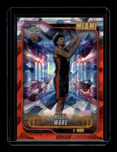 2024-25 Topps Chrome Sapphire Kel'el Ware #103 Rookie Orange Refractor /25