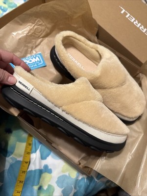 Merrell Women's Hut Moc 2 Slide Cozy Shoes Size 9 Sand Dune New with Box