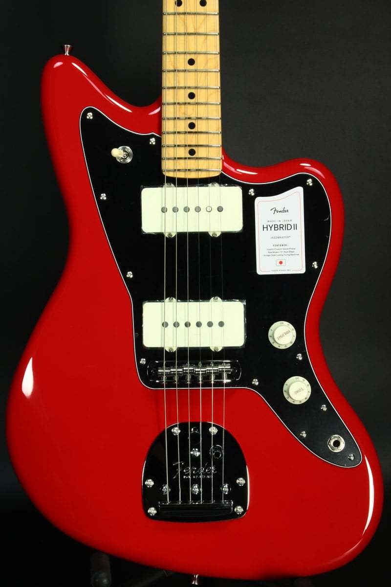 ギター fender hybrid II jazzmaster Fender Japan Hybrid II Jazzmaster Maple Modena Red | eBay