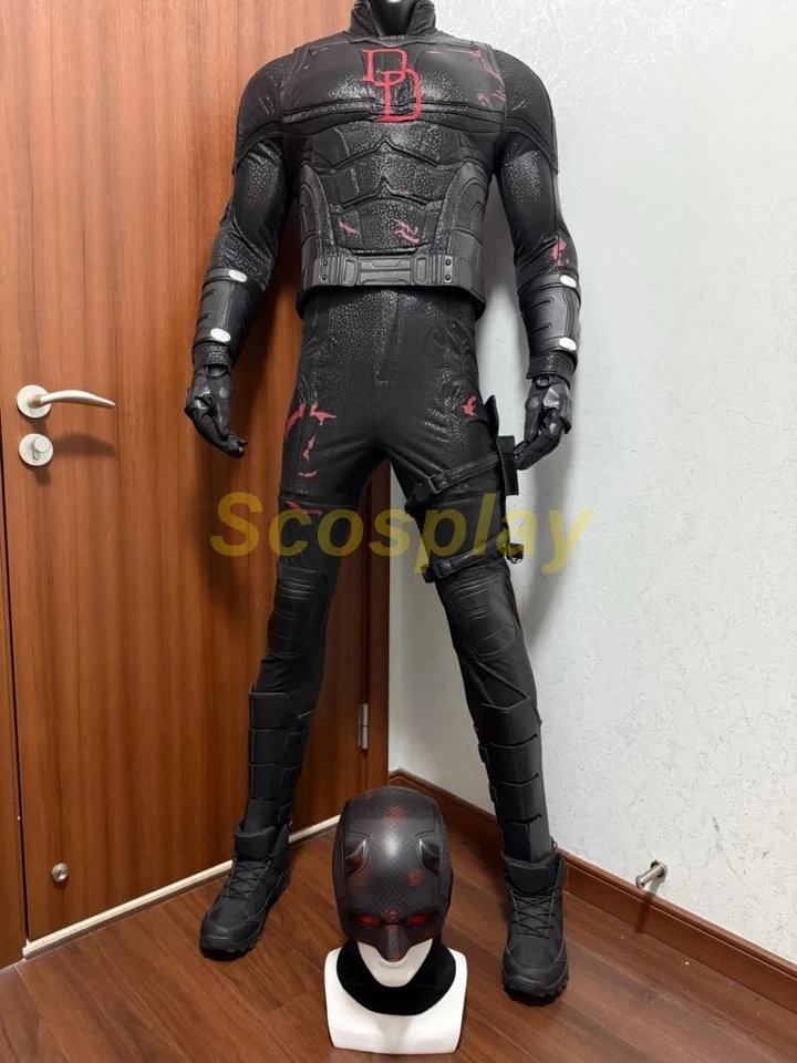 Daredevil: Born Again Season 2 Costume outfit Black Cosplay Suit Matt Murdock - Image 3 of 4