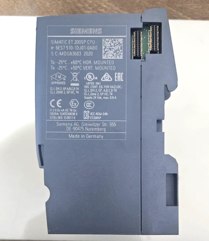 Siemens 6ES7510-1DJ01-0AB0 CPU ET 200SP Simatic - Image 2 of 4