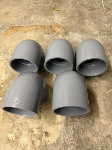 4” Spears Schedule 80 CPVC 90 Degree Elbow  Socket Lot Of 5 806-040C