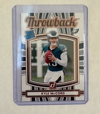 2025 Panini Donruss #10 Kyle McCord Rated Rookies Throwback Philadelphia Eagles