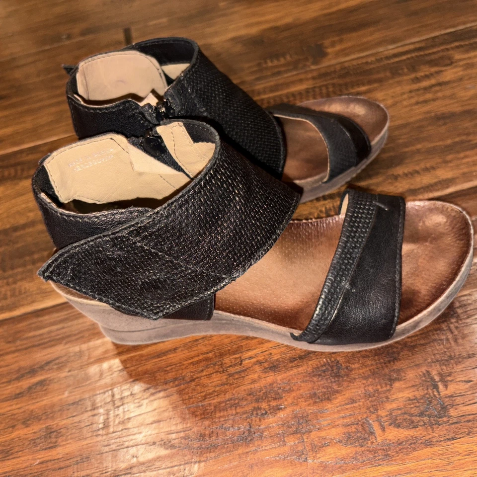 Miz Mooz女式Seline楔形凉鞋黑色W8.5 39 — 第 4/4 张图片