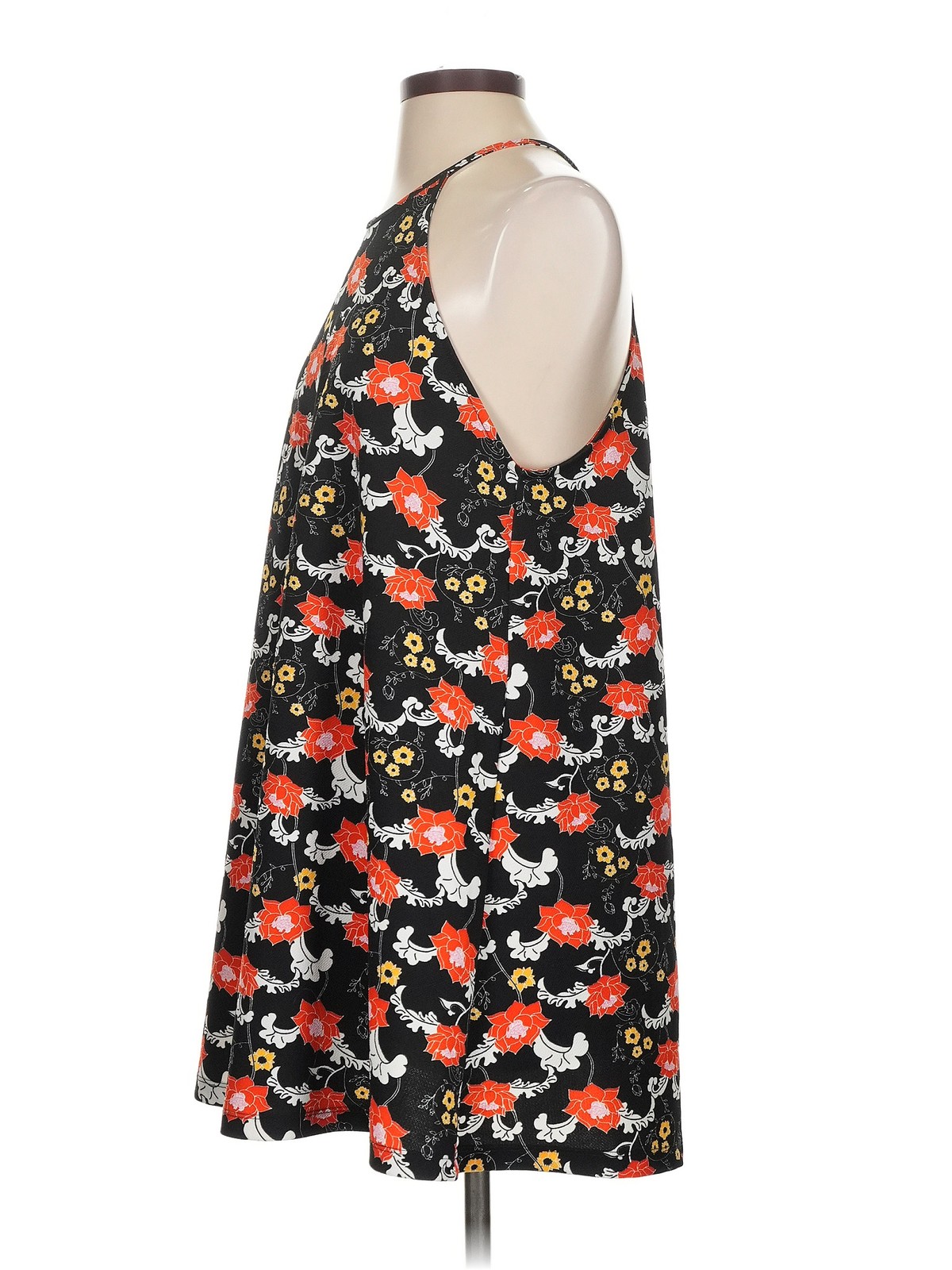 Trafaluc by Zara Women Orange Casual Dress S thumbnail 4