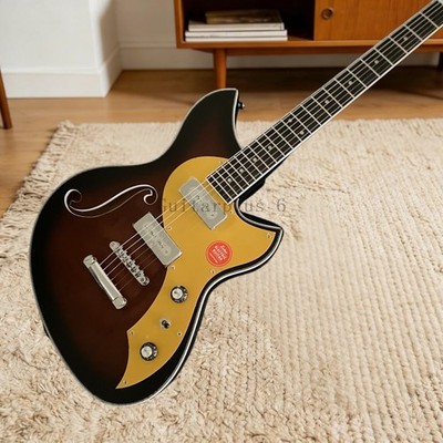 Semi Hollow Body Electric Guitar 2P90 Pickups Rosewood Fretboard Chrome Hardware