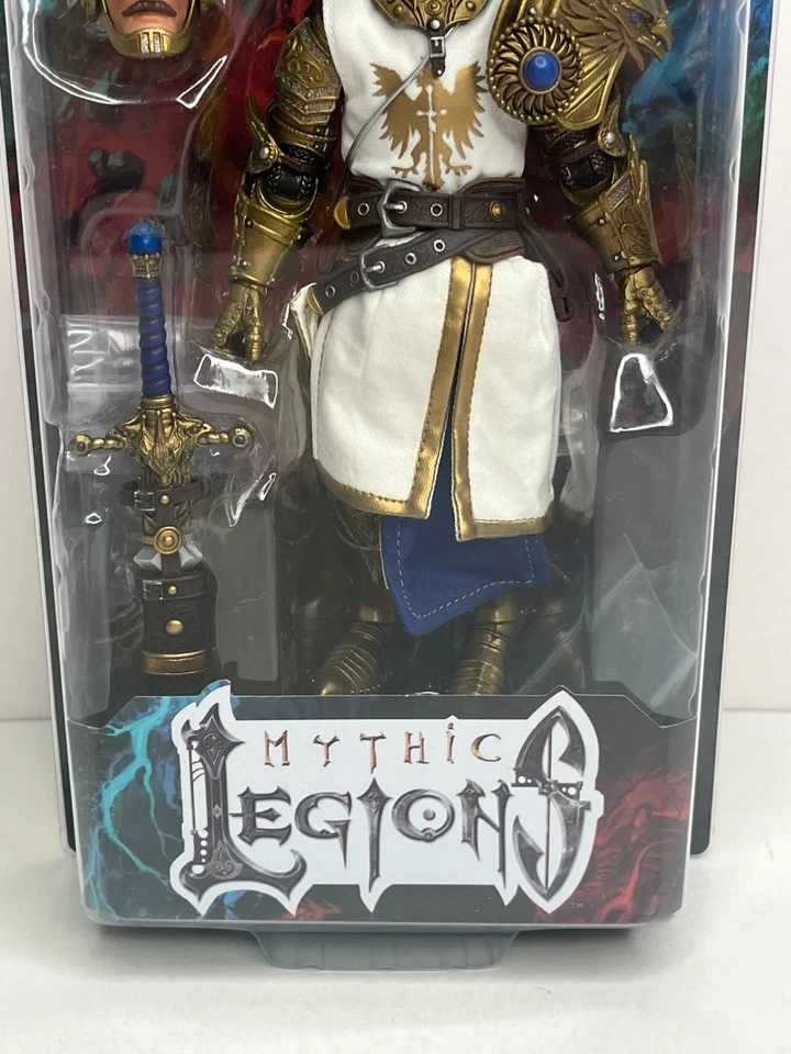 FOUR HORSEMEN MYTHIC LEGIONS SIR GIDEON HEAVENSBRAND ACTION FIGURE NEW - Image 4 of 4