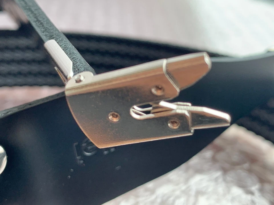 CORREA DE CUELLO DE HOMBRO DE NYLON PARA ROLLEIFLEX 3.5T 3.5E 3.5F 2.8E 2.8F/FX (NEGRO) Foto 4 de 4