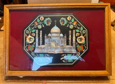 Mother of Pearl LRG Taj Mahal Design Floral MultiInlay Marquetry Decoration Gift
