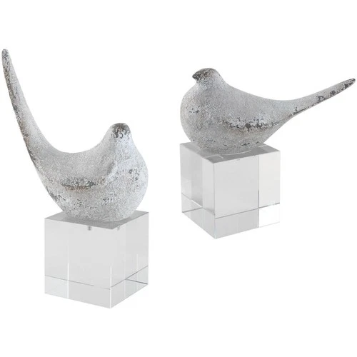 Uttermost 18057 Better Together 10.5 X 3.88 inch Bird Sculptures, Set of 2 - Picture 1 of 3