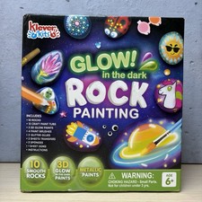 Rock Painting Kit- Glow in The Dark Rock Kit, Arts and Crafts for Kids Ages 6-12