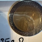 1953 D WHEAT PENNY 1c Lincoln US Coin USA ONE Copper CENT Denver