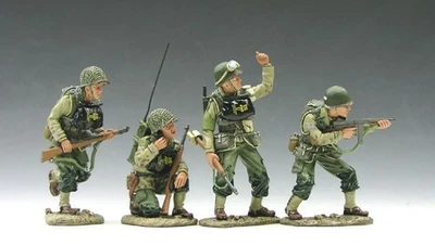 King & Country DD48 DD048 WW2 US Army Rangers On The Beach D-Day Normandy MIB - Image 1 of 4
