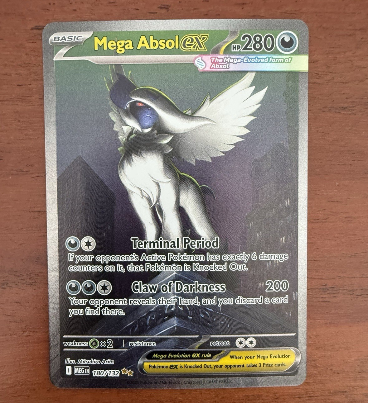 Mega Absol ex Special Illustration Rare ME01: Mega Evolution 180/132 NM