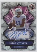 2021 Wild Card Alumination NIL Collegiate Edition Silver Nick Starkel Auto 00gy