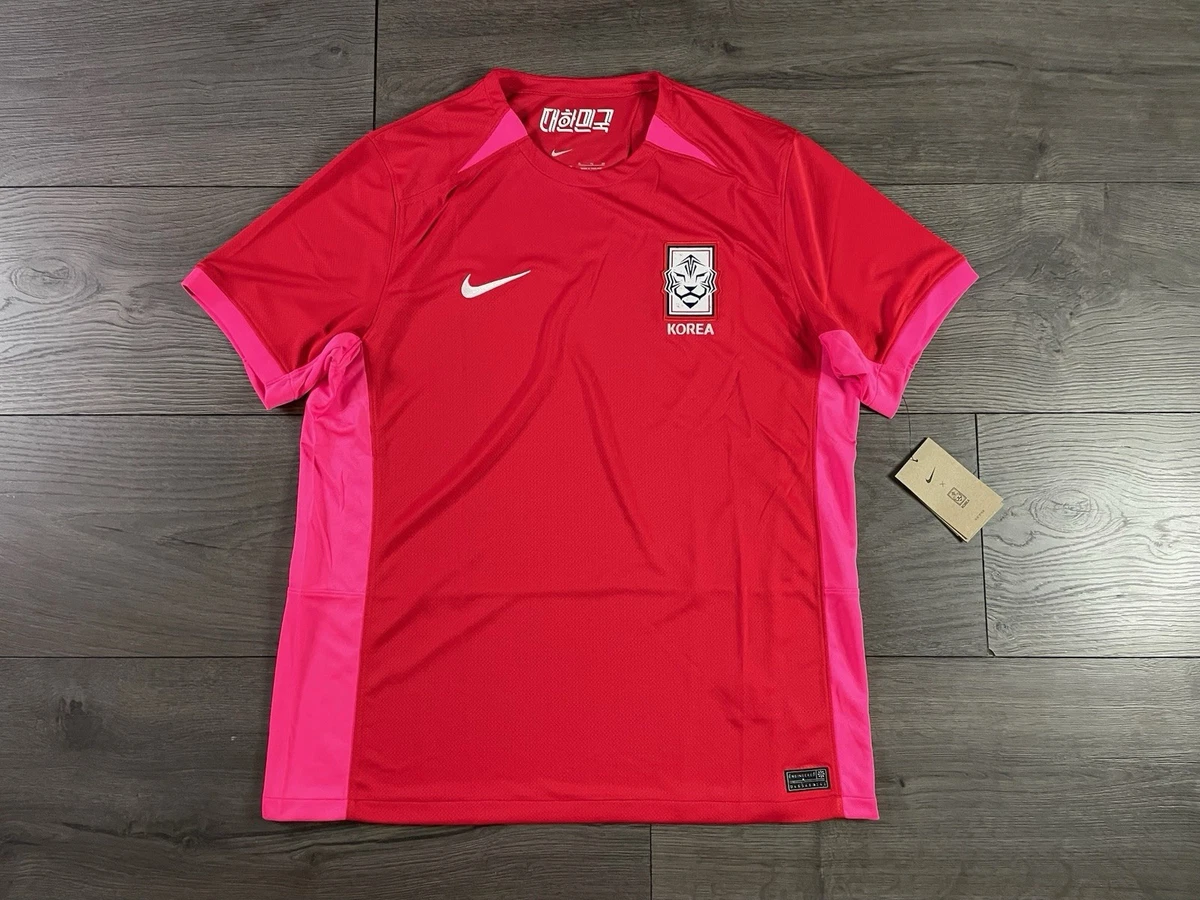Nike South Korea Soccer Jersey Red/Pink Mens Size Small S FN5606