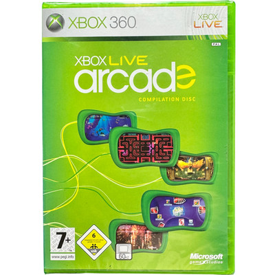 Xbox Live Arcade Compilation Disc Xbox 360 UK PAL Brandneu Sealed Faded Spine