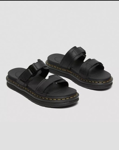 Dr. Martens CHILTON 25766001 Leather Sandals Size 12 Black S8