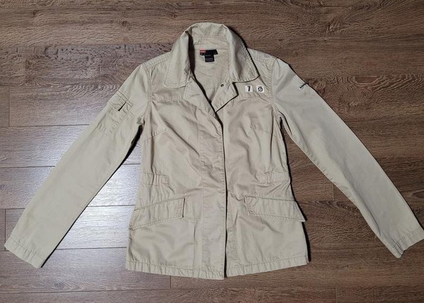 Women Diesel Jacket Beige Cotton 36 / S / 44