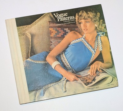 Vintage Vogue Patterns Store Display Counter Book Catalog July 1972 Paris Fashio