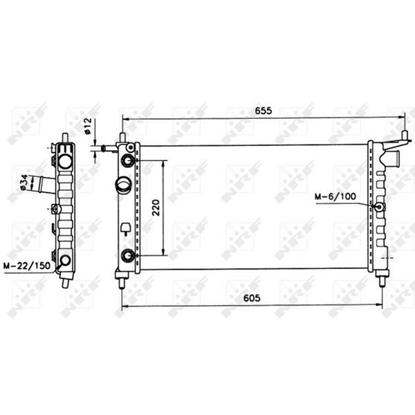 NRF 50552 KüHler MotorküHler WasserküHler MotorküHlung-image
